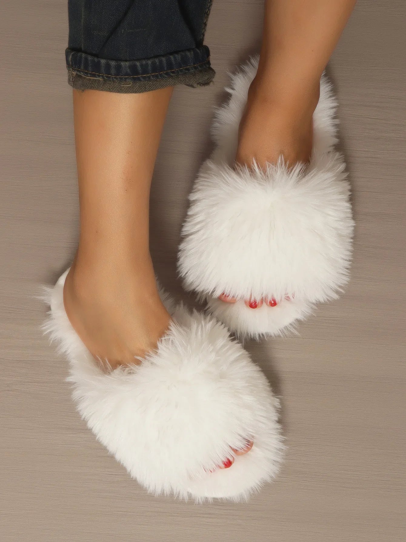 Plush Anti-slip Durable Warm Indoor Slippers