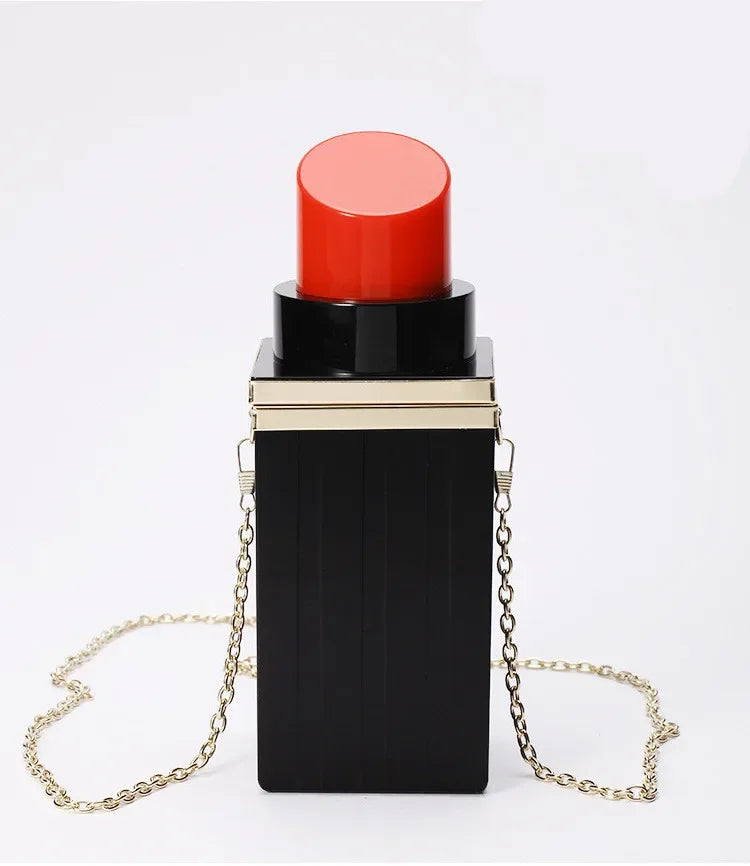 Lipstick Long-chain Cross-body Handbag