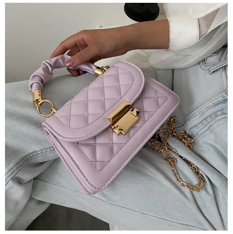 Small Square Chain Crossbody Hand Bag