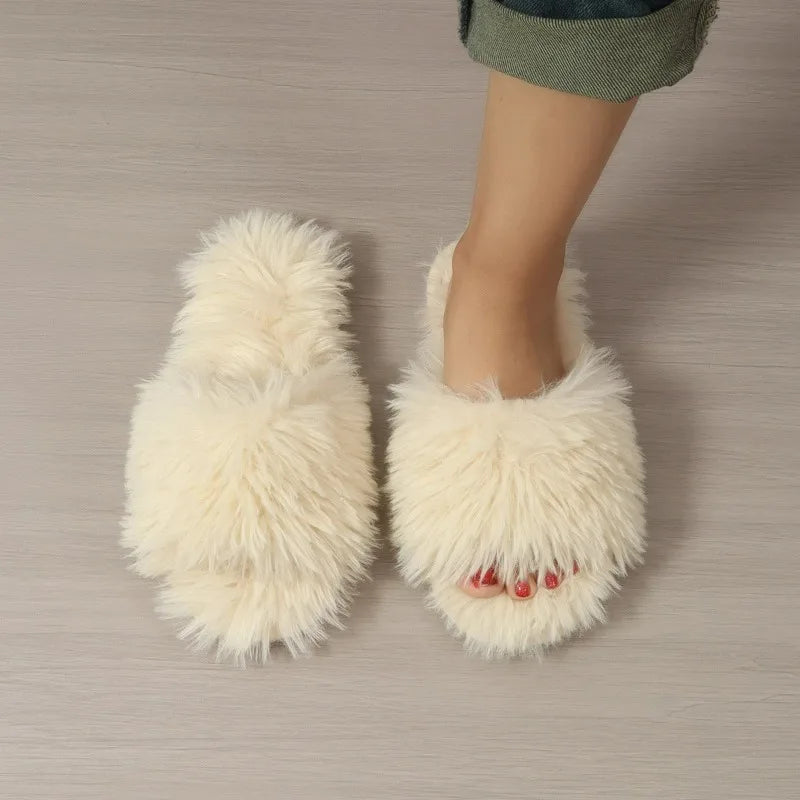 Plush Anti-slip Durable Warm Indoor Slippers