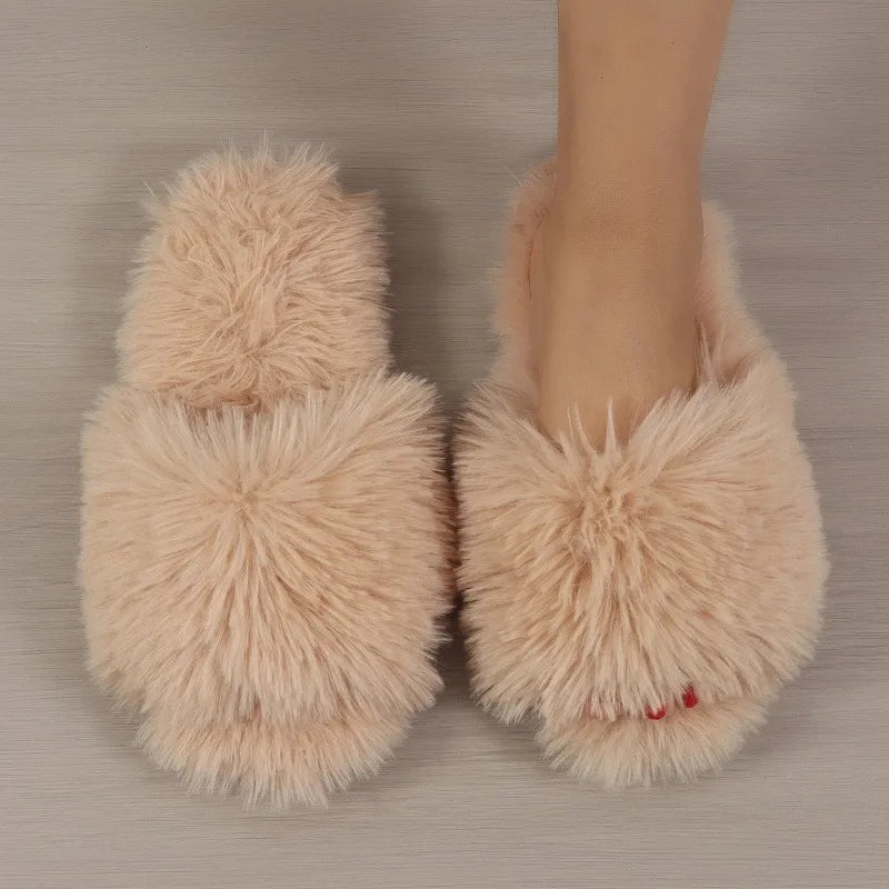 Plush Anti-slip Durable Warm Indoor Slippers