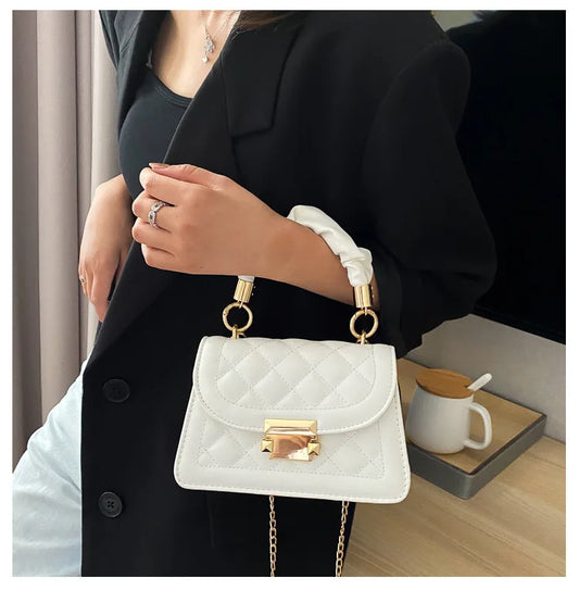 Small Square Chain Crossbody Hand Bag