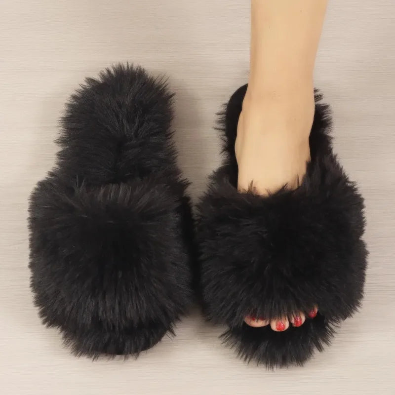 Plush Anti-slip Durable Warm Indoor Slippers