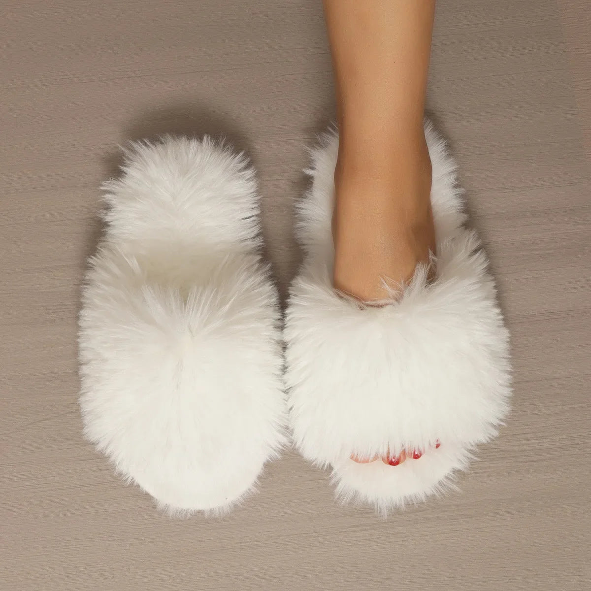 Plush Anti-slip Durable Warm Indoor Slippers