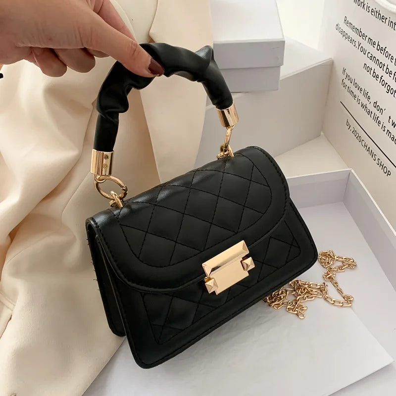 Small Square Chain Crossbody Hand Bag