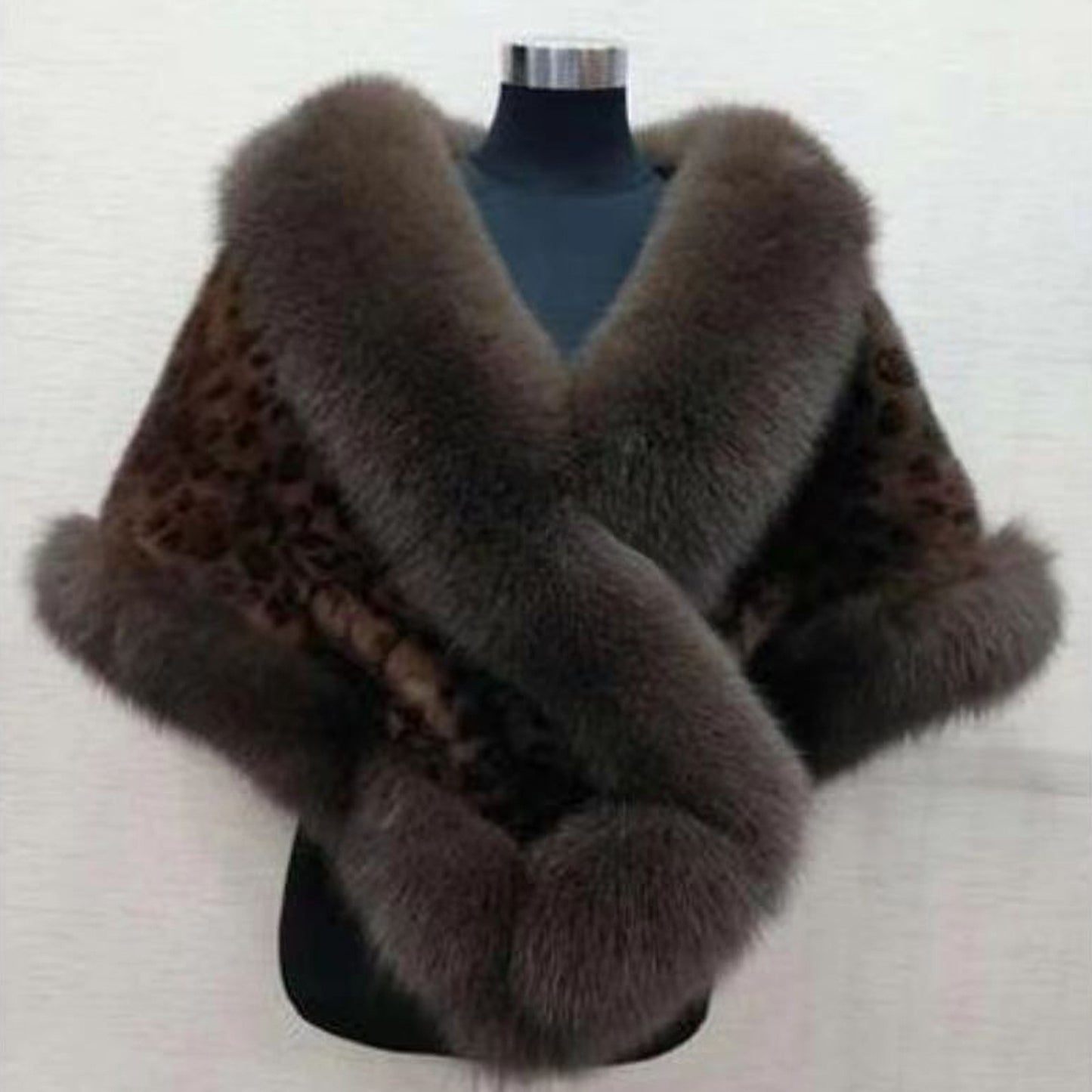 Faux Fur Wrap Shawl