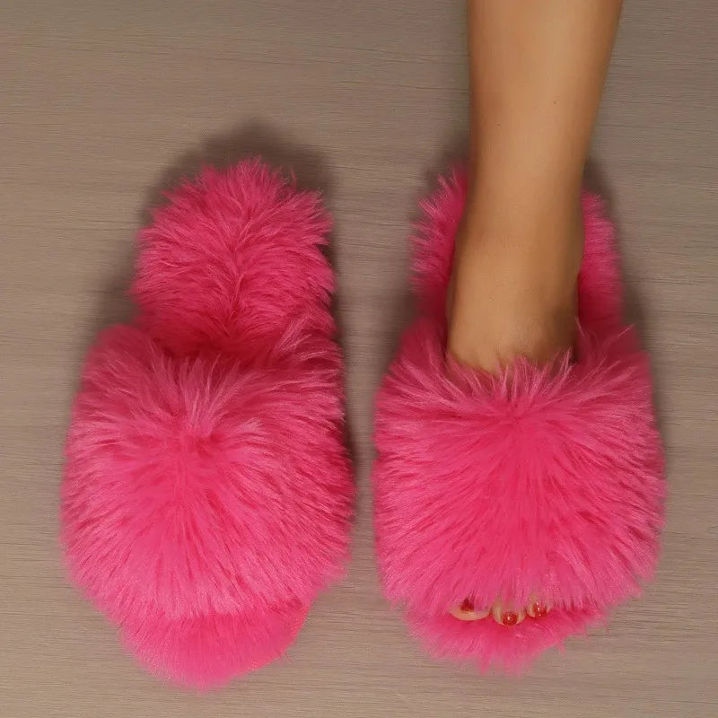 Plush Anti-slip Durable Warm Indoor Slippers