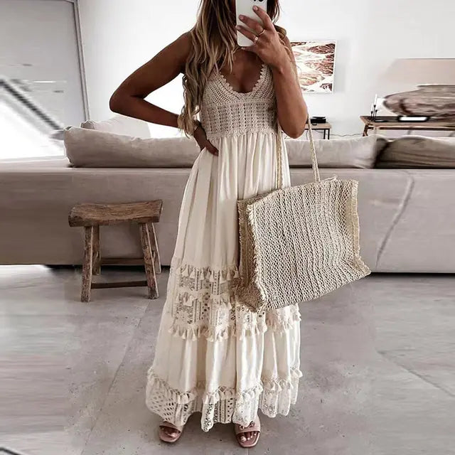 Summer Lace Long Dress