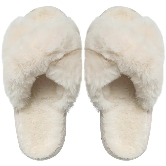 Women's Luxury Fur Slippers