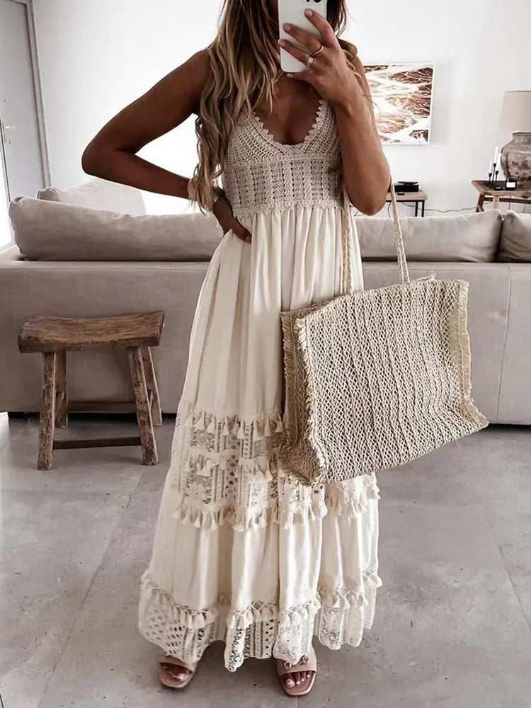 Summer Lace Long Dress