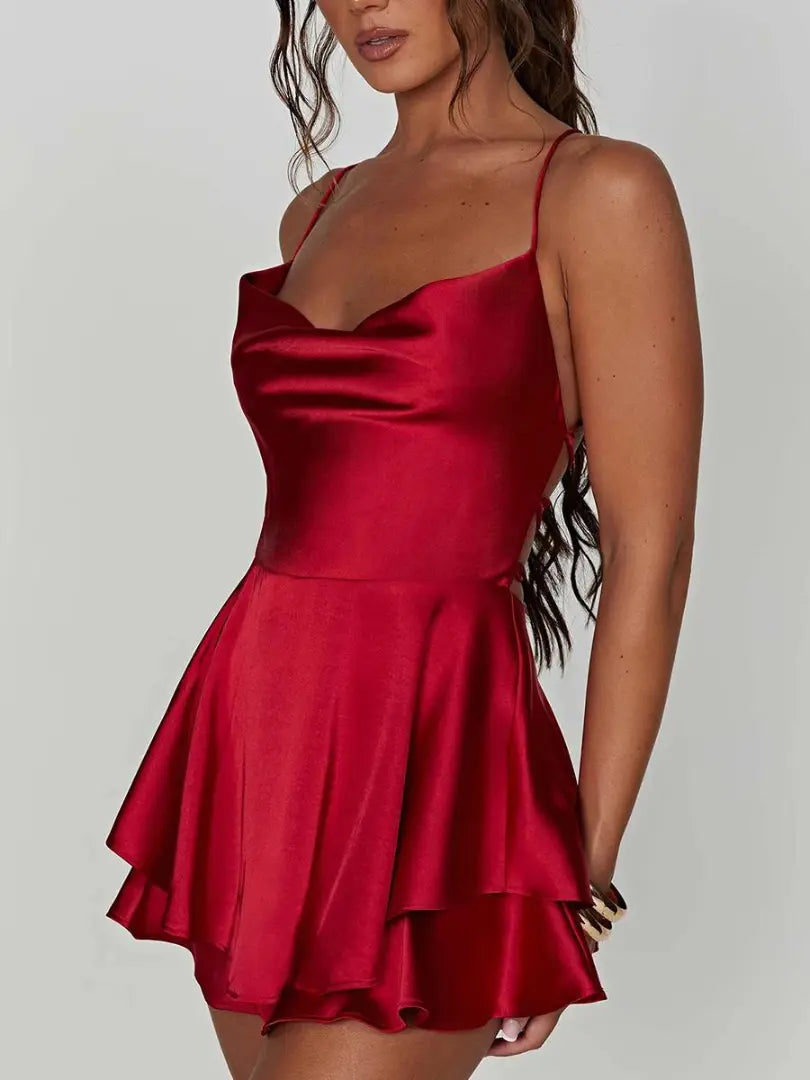 Camisole-Kleid aus Satin