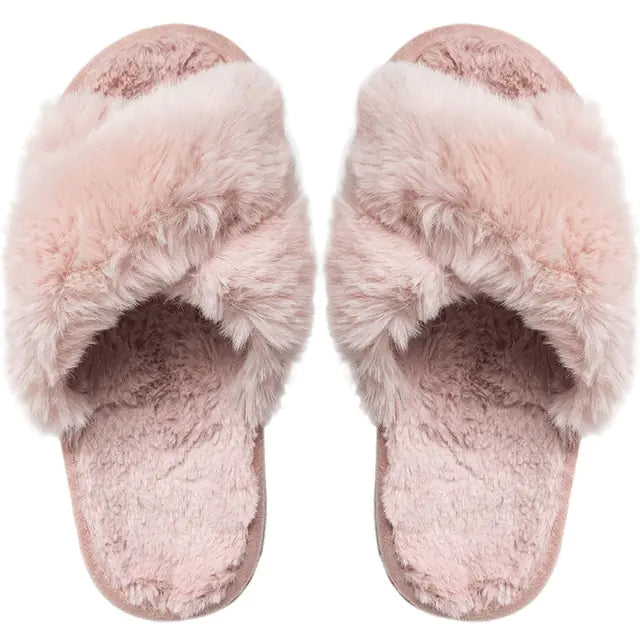 Women's Luxury Fur Slippers