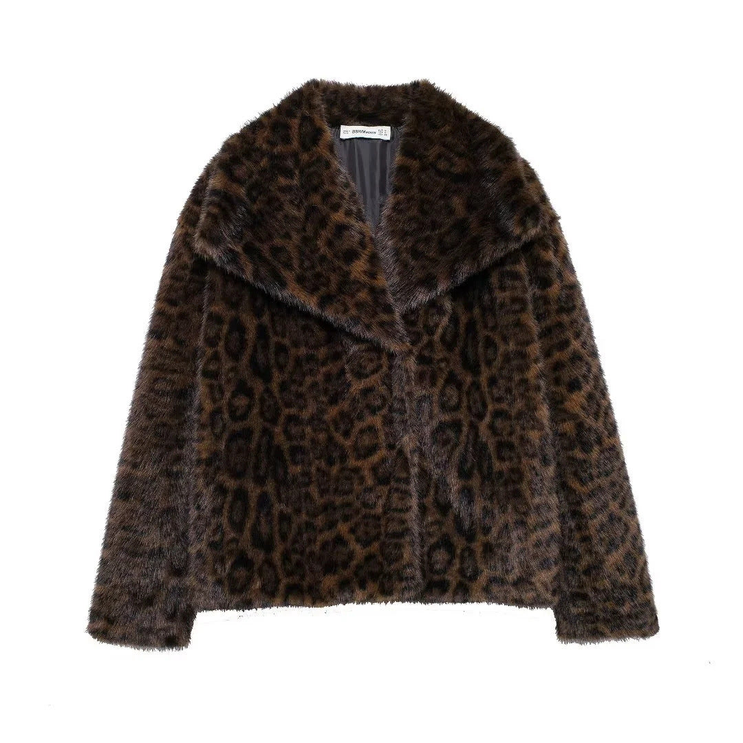 Faux Fur Fluffy Short Jacket