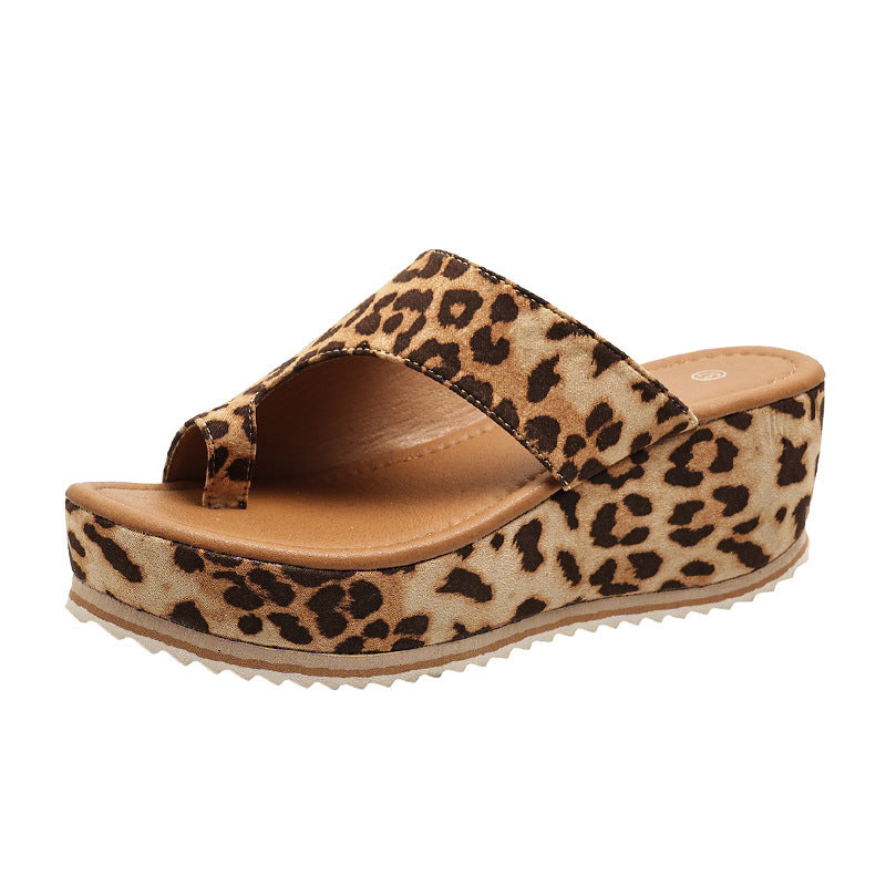 Fish Mouth Open-toe Wedge Sandals