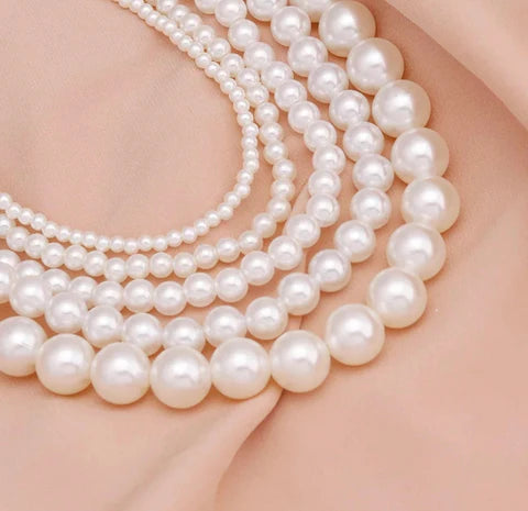 Round Pearl Necklace