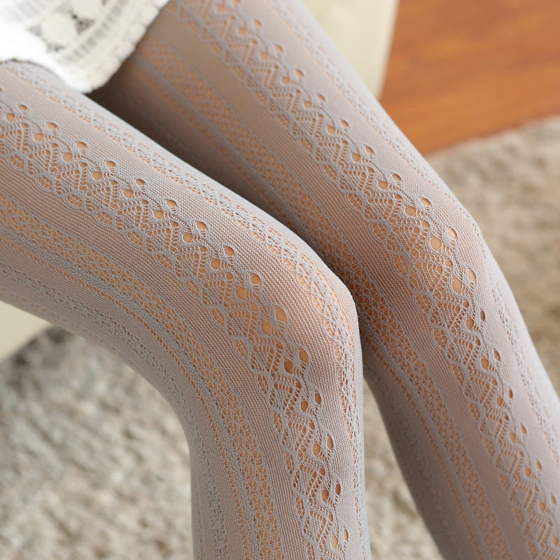 Knit Hollow Thick Tights