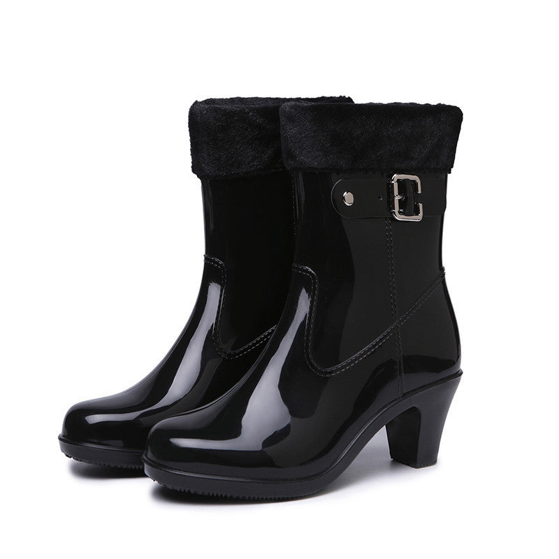 Buckle Non-slip Rain Boots