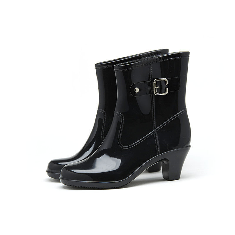 Buckle Non-slip Rain Boots