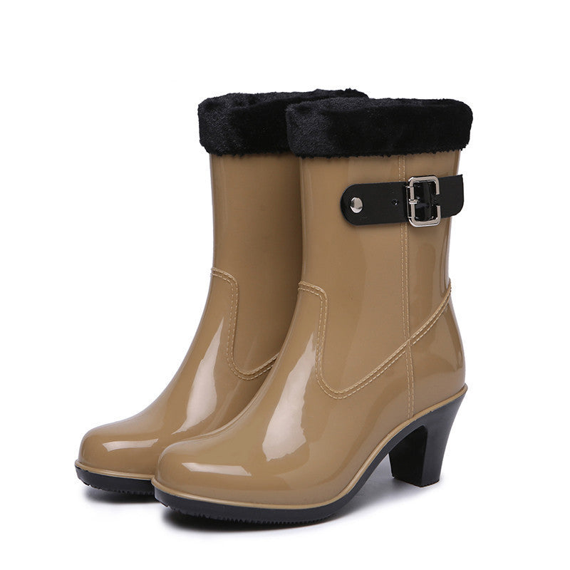 Buckle Non-slip Rain Boots