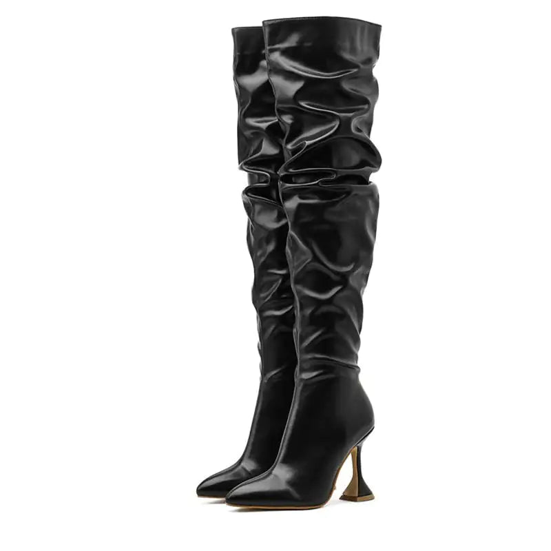 Over The Knee High Heel Boots