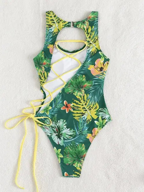 Strappy One-piece Swimsuit