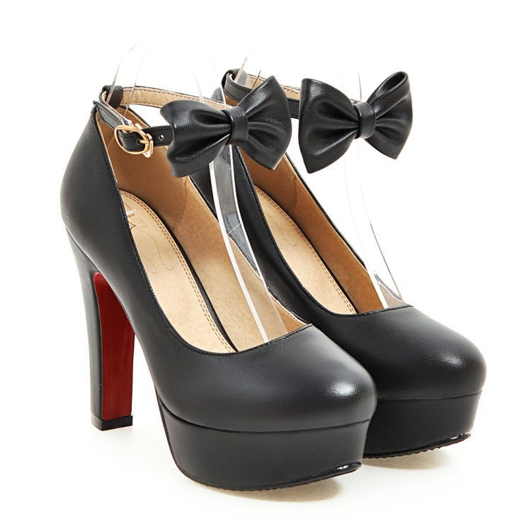 Bow Platform Shoes