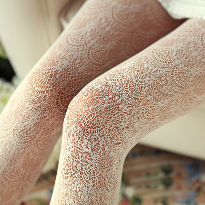 Knit Hollow Thick Tights