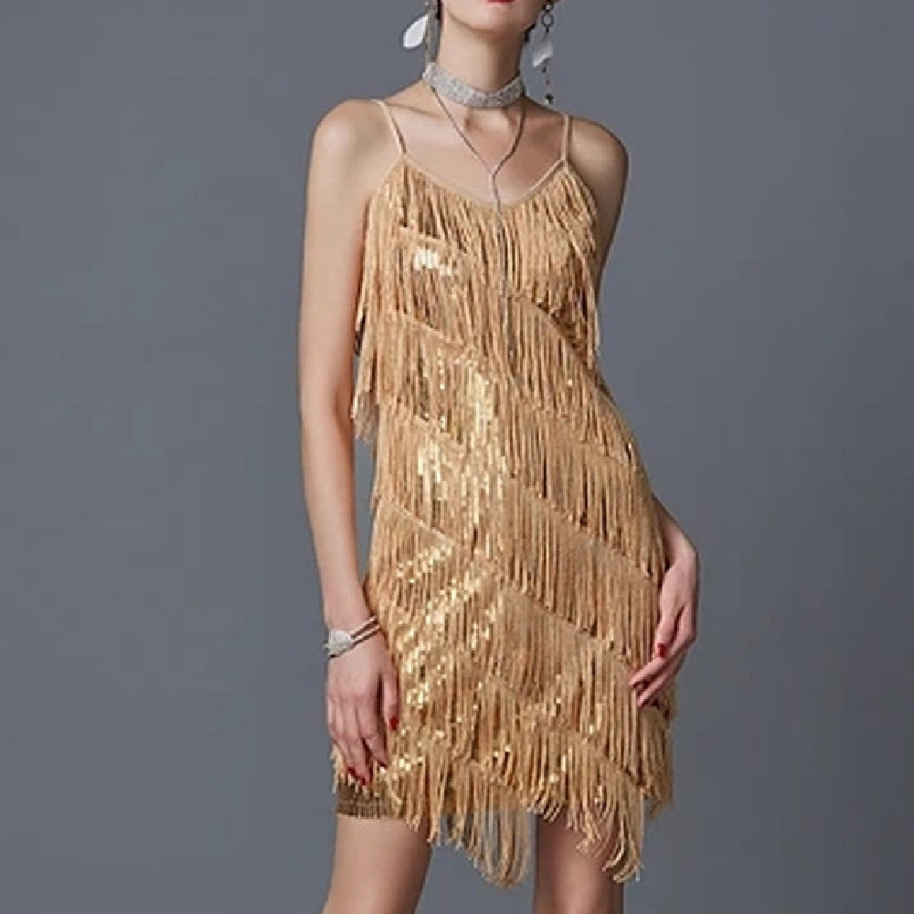 Vintage Fringe Dress