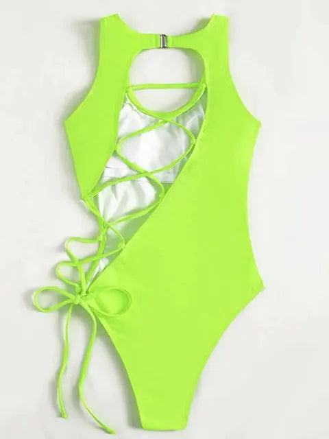 Strappy One-piece Swimsuit