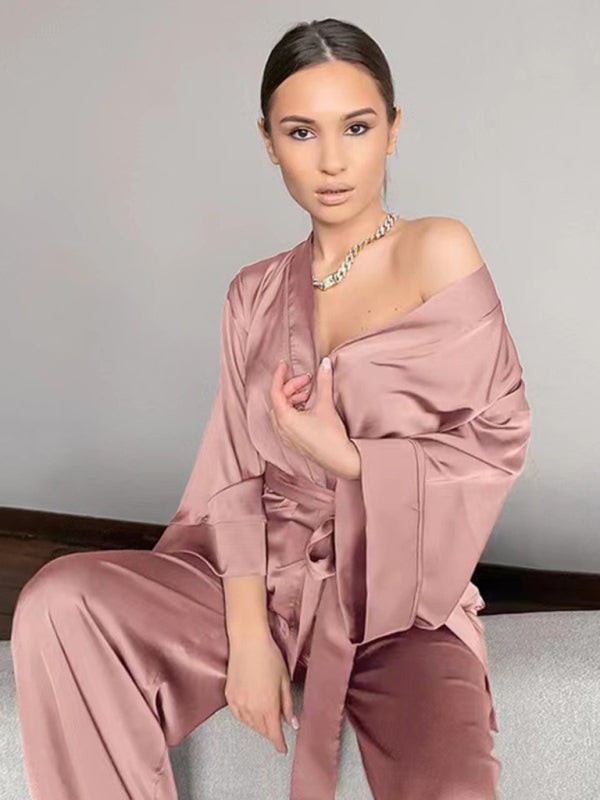 Satin Lace Pajamas