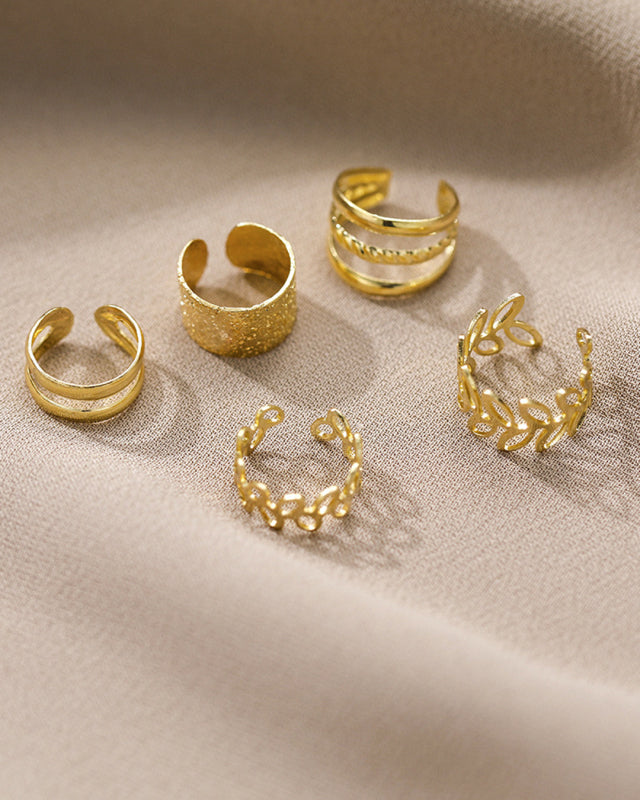 Ear Bone Clips Five-piece Set