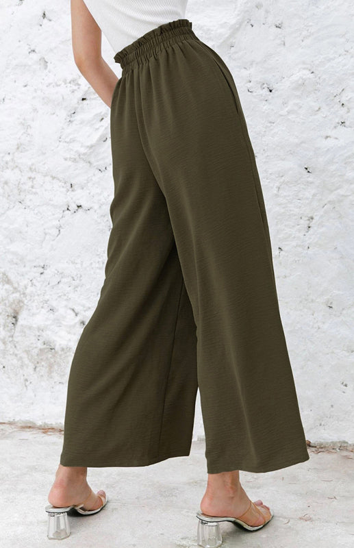 High Waist Wide Leg Trousers - Arabella's Couture 