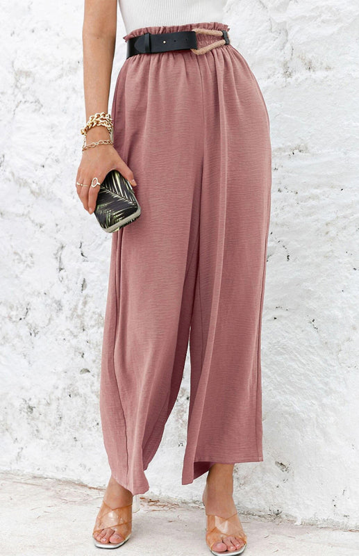 High Waist Wide Leg Trousers - Arabella's Couture 