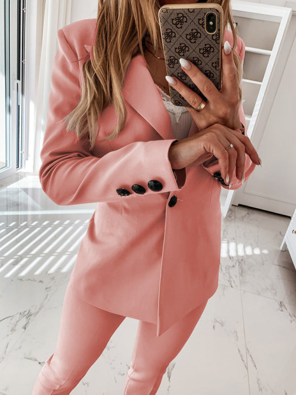 Long-sleeved Suit Blazer