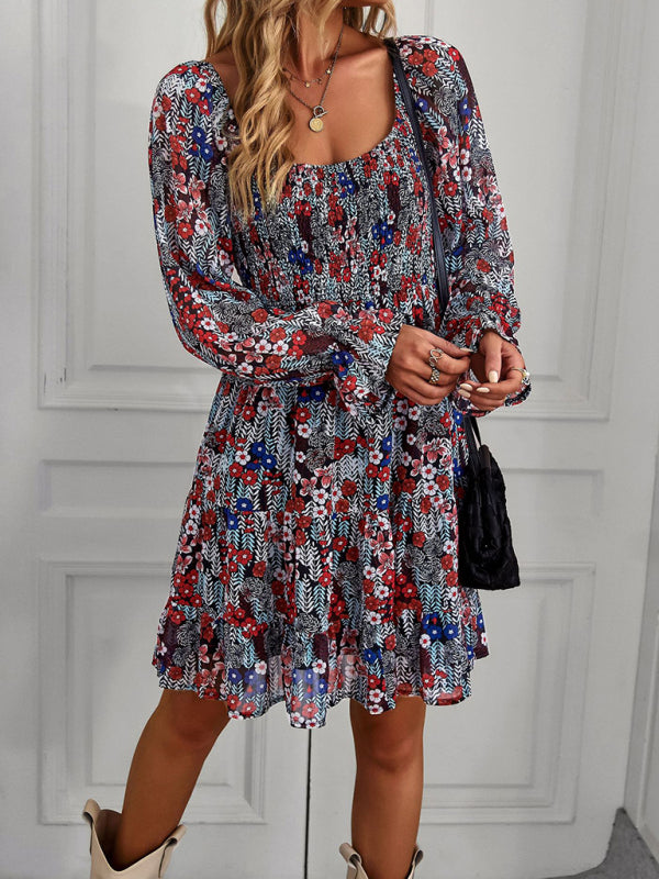 Bohemian Print Dress - Arabella's Couture 