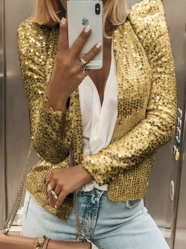 Sequined Short Jacket