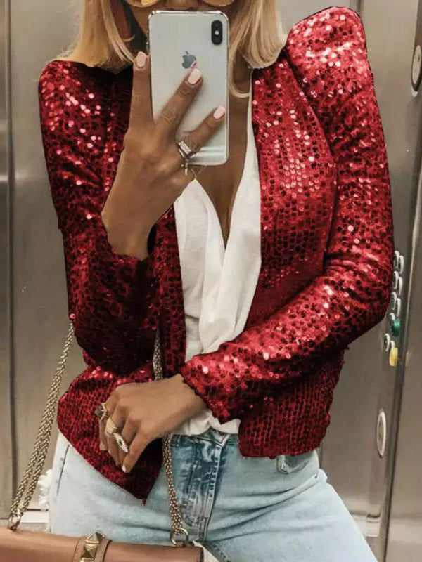 Sequined Short Jacket