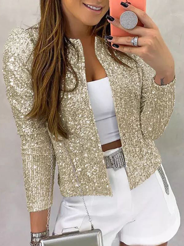 Sequined Short Jacket