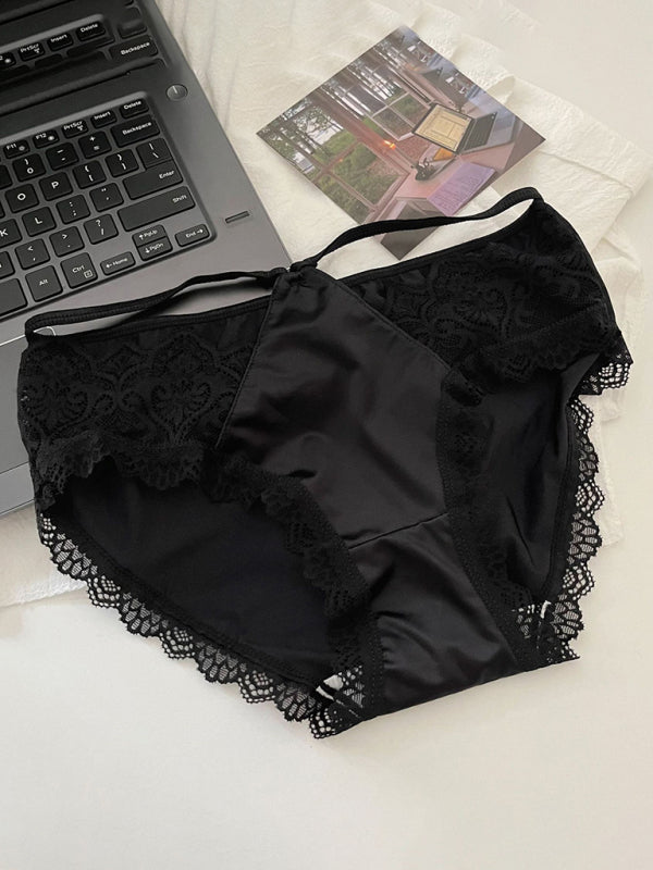 Lace Low Waist Seamless Panties