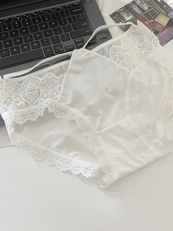 Lace Low Waist Seamless Panties