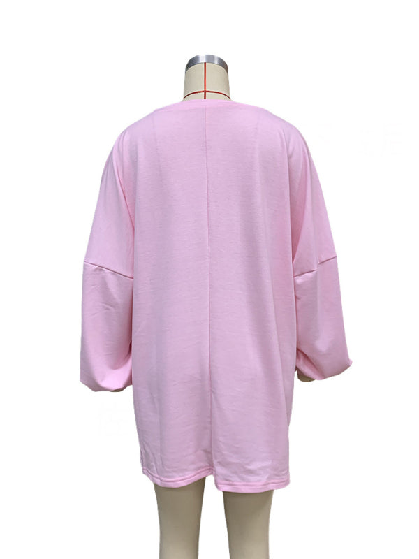 Long Sleeve Long Sweatshirt - Arabella's Couture 