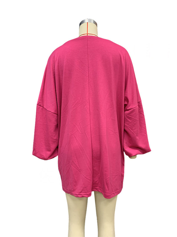 Long Sleeve Long Sweatshirt - Arabella's Couture 