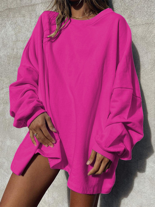 Long Sleeve Long Sweatshirt - Arabella's Couture 