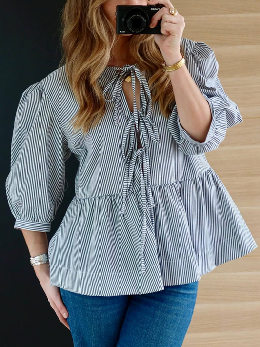 Lace-up Shirt