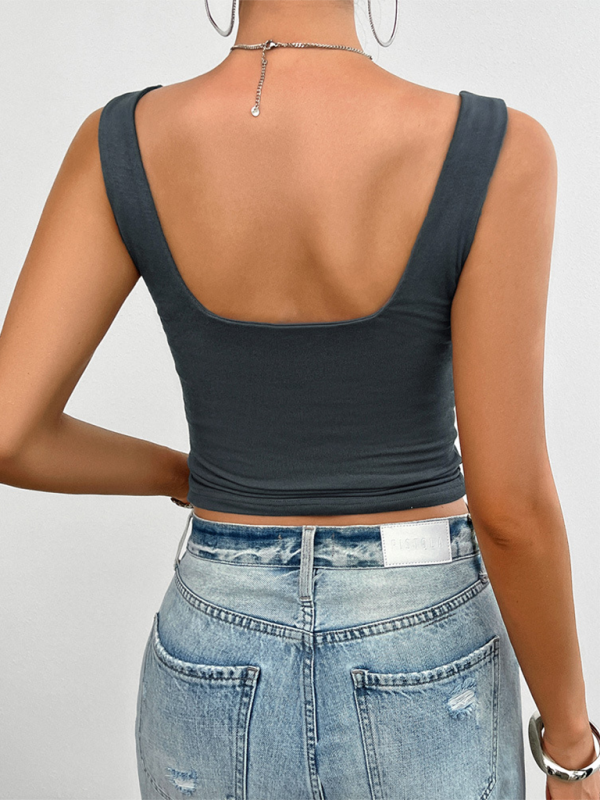 Slim Fit Vest Top