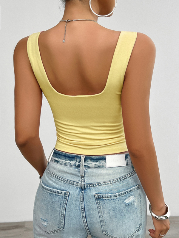 Slim Fit Vest Top