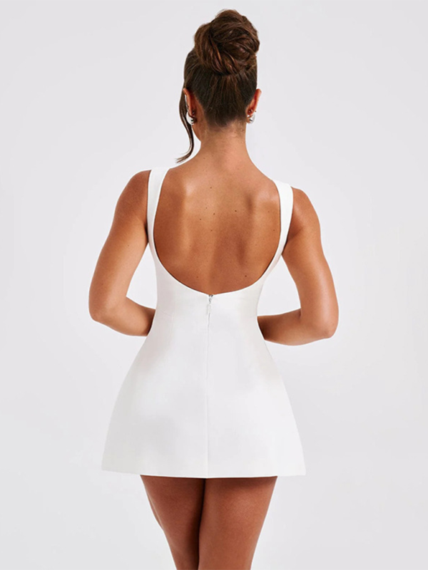 Backless Mini Dress