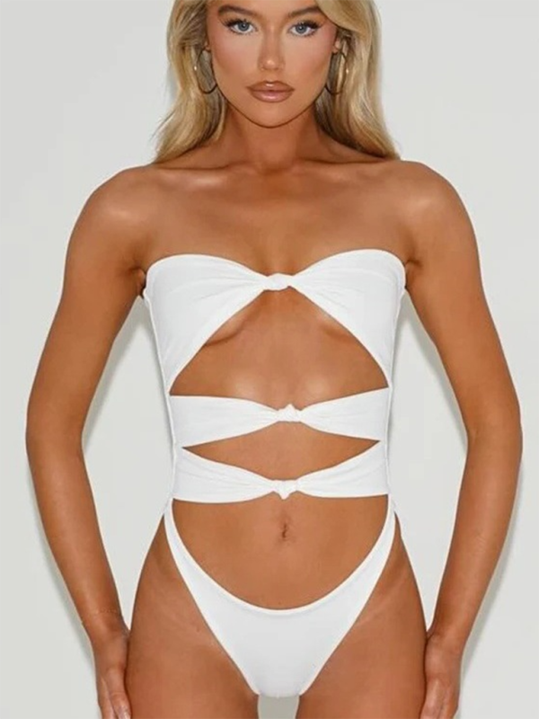 Hollow One-piece Swimsuit