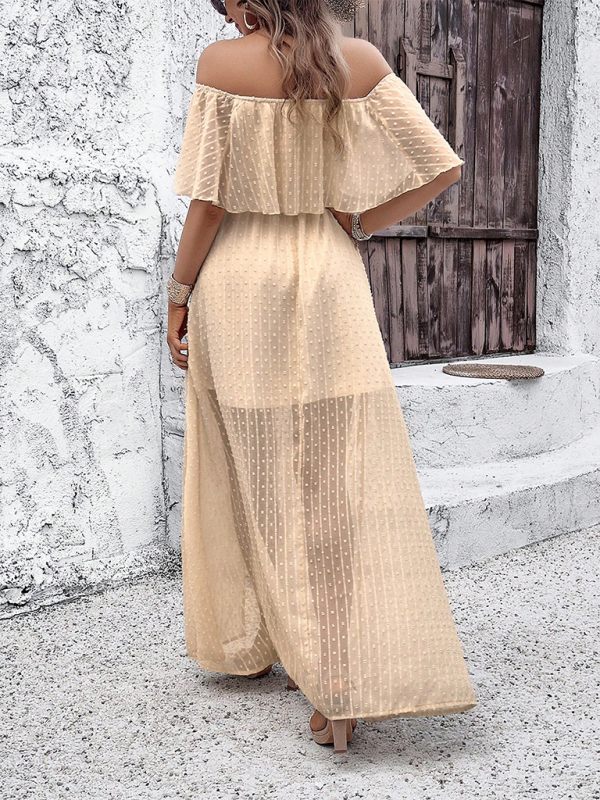 Off-the-shoulder Maxi Dress