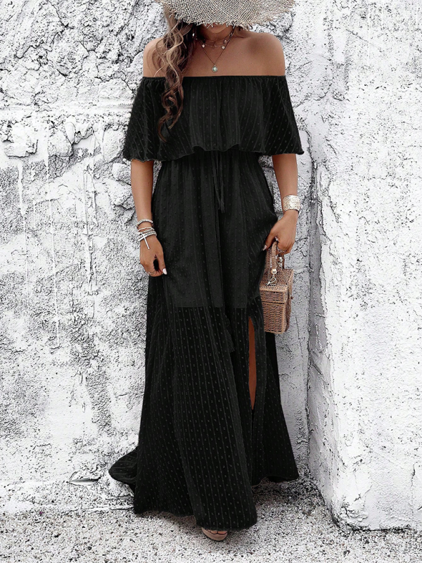 Off-the-shoulder Maxi Dress